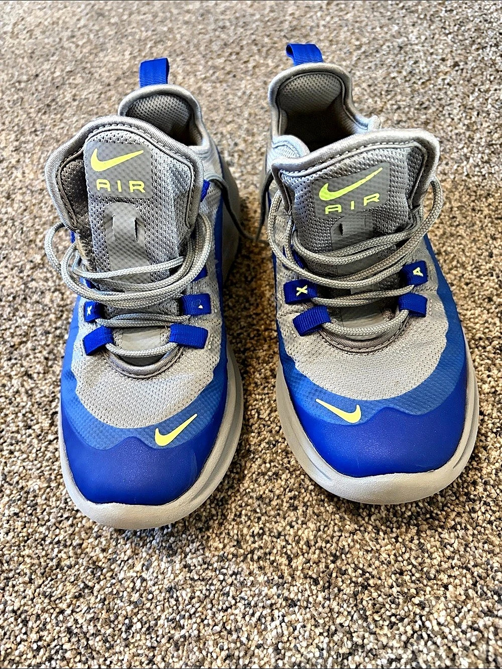Boys Nike Air Max 270 Blue Gray Sneakers US 4Y